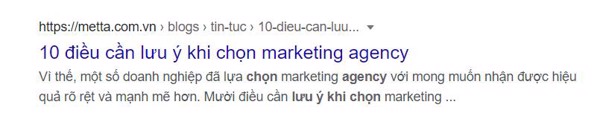 Tiêu đề trang ngắn gọn, giới thiệu đủ nội dung chính sẽ có trong bài viết sẽ không mắc lỗi trang web